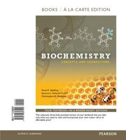 Biochemistry: Concepts and Connections; Books a La Carte Edition 1st 2015 9780133853490 Front Cover