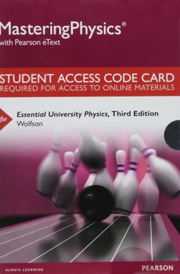 MasteringPhysics with Pearson EText -- Standalone Access Card -- for Essential University Physics