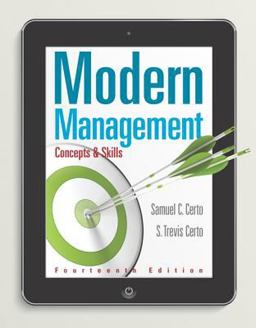 Modern Management: Concepts and Skills  9780133859812 Front Cover