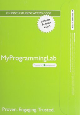MyLab Programming with Pearson EText--Access Code Card--For Java
