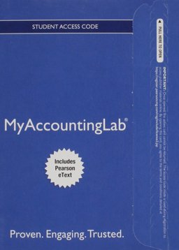 MyAccountingLab with Pearson EText -- Access Card -- for Horngren's Financial and Managerial Accounting, the Financial Chapters