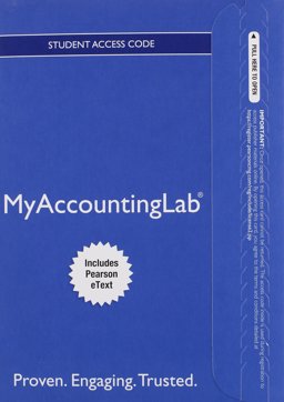 MyAccountingLab with Pearson EText -- Access Card -- for Horngren's Accounting, the Financial Chapters