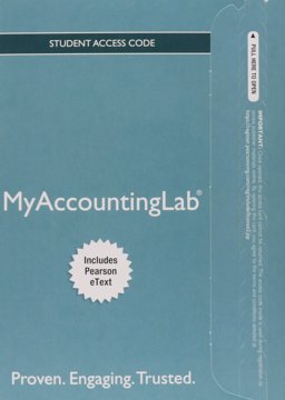 MyAccountingLab with Pearson EText -- Access Card -- for Horngren's Financial and Managerial Accounting 5th 9780133877601 Front Cover