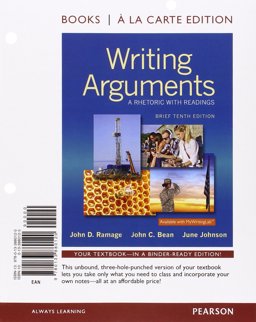 Writing Arguments, Brief Edition, Books a la Carte Edition