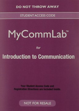 NEW Mylab Communication for Introduction to Communication -- Valuepack Access Card