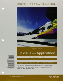 Calculus with Applications, Books a la Carte Plus Mylab Math Package 11th 9780133886849 Front Cover