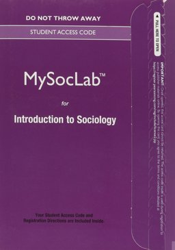 NEW MySocLab -- Standalone Access Code -- for the Sociology Project