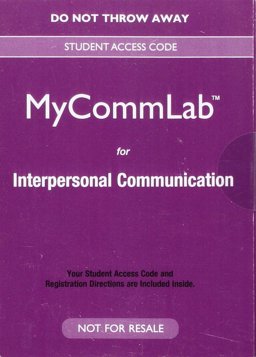 New Mycommunicationlab for Interpersonal Communication