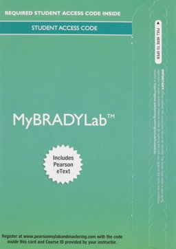 MyLab BRADY with Pearson EText -- Access Card -- for Prehospital Emergency Care
