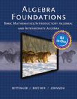 MyMathLab for Bittinger Algebra Foundations