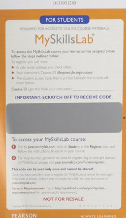 NEW MySkillsLab -- Glue in Access Card