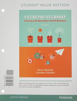 Entrepreneurship Starting and Operating a Small Business, Student Value Edition 4th 9780133935608 Front Cover