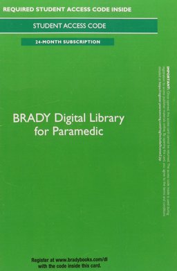Brady Digital Library for Paramedic -- Access Card (24 Months Access)