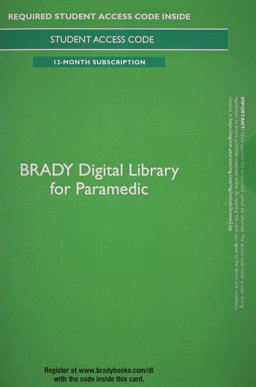 Brady Digital Library for Paramedic -- Access Card (12 Month Access)