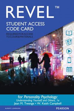 Revel for Personality Psychology Understanding Yourself and Others -- Access Card  9780133938258 Front Cover