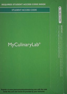 MyCulinaryLab -- Access Card -- for on Cooking Update