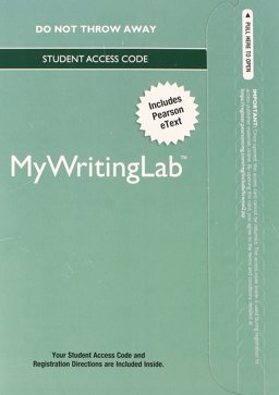 MyLab Writing with Pearson EText -- Standalone Access Card