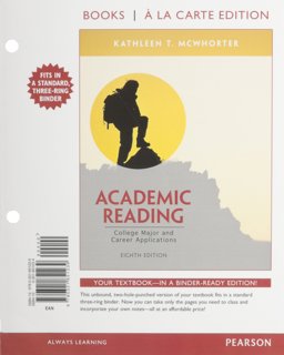 Academic Reading, Books a la Carte Plus MyReadingLab with Pearson EText -- Access Card Package