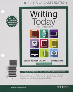 Writing Today, Brief Edition, Books a la Carte Edition Plus MyWritingLab with Pearson EText -- Access Card Package