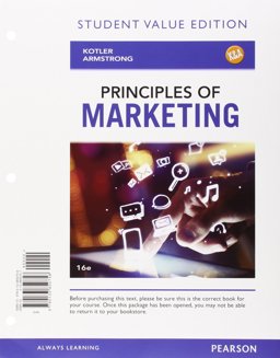 Principles of Marketing, Student Value Edition Plus MyMarketingLab with Pearson EText -- Access Card Package