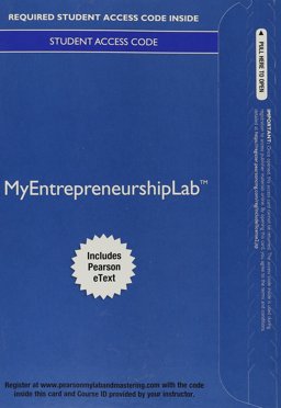 MyEntrepreneurshipLab with Pearson EText -- Access Card -- for Essentials of Entrepreneurship and Small Business Management