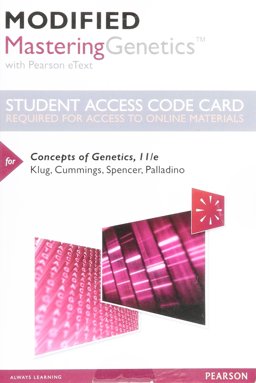 Modified MasteringGenetics with Pearson EText -- Standalone Access Card -- for Concepts of Genetics