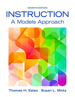 INSTRUCTION:MODELS APPROACH  9780133985580 Front Cover