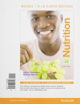 Nutrition for Life, Books a la Carte Plus MasteringNutrition with MyDietAnalysis with EText -- Access Card Package