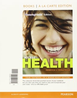 Access to Health, Books a la Carte Plus MasteringHealth with EText -- Access Card Package