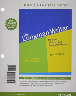 The Longman Writer, Brief Edition, Books a la Carte Edition Plus MyWritingLab -- Access Card Package