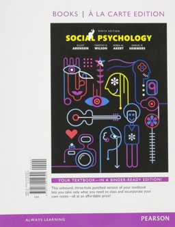 Social Psychology, Books a la Carte Edition