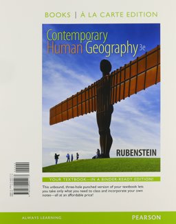 Contemporary Human Geography, Books a la Carte Plus MasteringGeography with EText -- Access Card Package