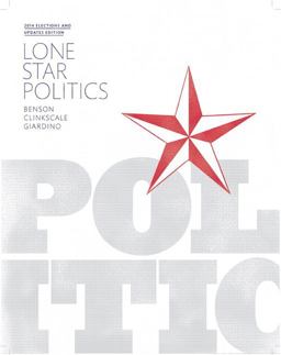 Lone Star Politics 2nd 9780134016191 Front Cover
