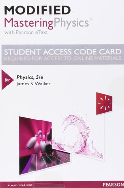 Mastering Physics with Pearson EText Access Code (24 Months) for Physics 5th 9780134019727 Front Cover