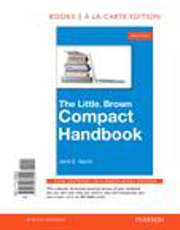 Little, Brown Compact Handbook 9th 9780134038025 Front Cover