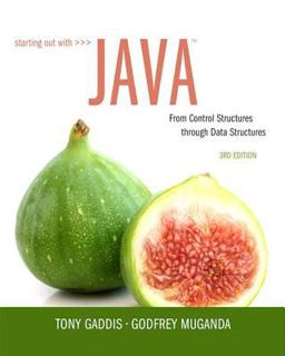 Starting Out with Java From Control Structures Through Data Structures 3rd 9780134038179 Front Cover