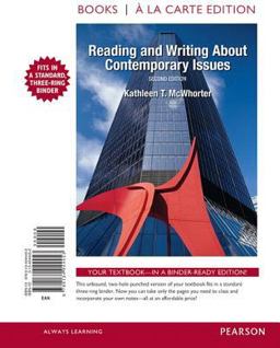 Reading and Writing about Contemporary Issues, Books a la Carte Edition