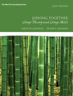 Joining Together: Group Theory and Group Skills  9780134055732 Front Cover
