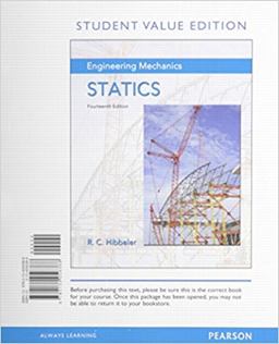 Engineering Mechanics: Statics, Value Edition  9780134056388 Front Cover