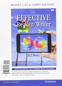 The Effective Reader/Writer, Books a la Carte Plus MySkillsLab with Pearson EText -- Access Card Package