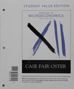 Principles of Microeconomics, Student Value Edition 12th 9780134069609 Front Cover
