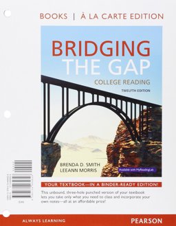 Bridging the Gap, Books a la Carte Plus MyReadingLab with Pearson EText -- Access Card Package