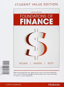 Foundations of Finance: Student Value Edition  9780134084015 Front Cover
