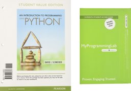 An Introduction to Programming Using Python, Student Value Edition Plus Mylab Programming with Pearson EText -- Access Card Package