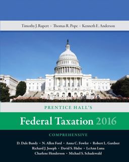 Prentice Hall's Federal Taxation 2016 Comprehensive 29th 9780134104379 Front Cover