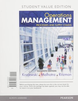 Operations Management Processes and Supply Chains, Student Value Edition Plus MyOMLab with Pearson EText -- Access Card Package 11th 9780134111056 Front Cover