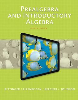 Prealgebra and Introductory Algebra Plus MyMathLab with Pearson EText 4th 9780134115948 Front Cover