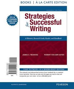 Strategies for Successful Writing, Books a la Carte Edition