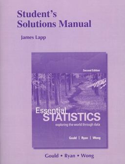 Student Solutions Manual for Essential Statistics Student Solutions Manual for Essential Statistics