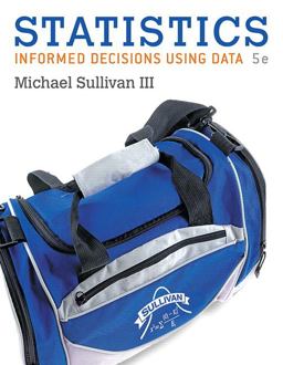 Statistics Informed Decisions Using Data 5th 9780134133539 Front Cover